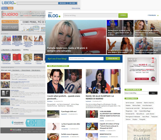 nuova pagina di ingresso ai blog di Libero nuova pagina di ingresso ai blog di Libero